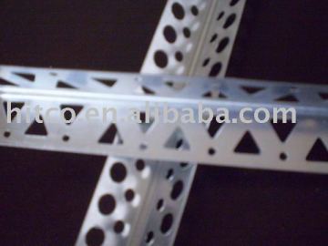 Galvanized ceiling and drywall corner bead