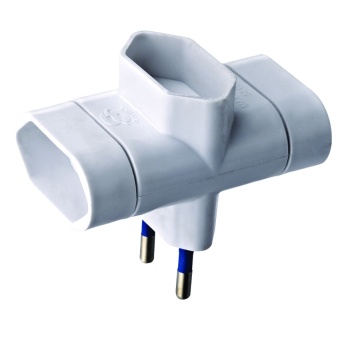 Top-Selling Multi-Adapter: SAFELINE Brazilian Socket with 3 Charging Modes, 2 Pin Design, 10A, 250V