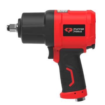 Pneumatic Twin Hammer Gun Air Impact Wrench with 1/2 3/4 Drive and 1750 Nm Max Torque