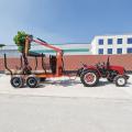 Trailer Log Loading dengan Trailer Forester Crane