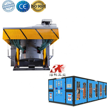 Small  aluminum electric induction melting furnace price