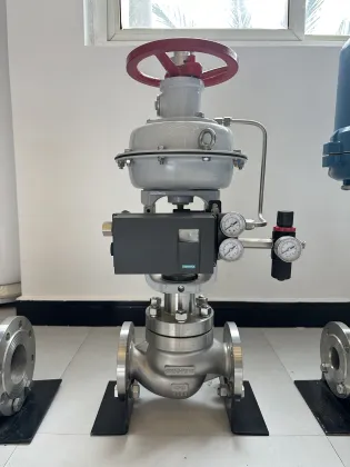 China Intelligent Pneumatic Fluoroplastic Film Steam Flow Control Valve