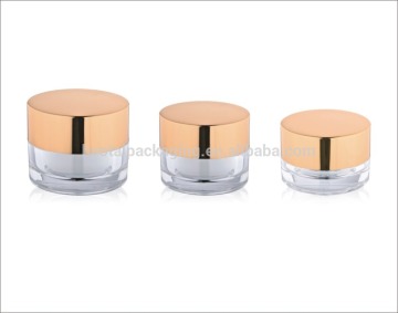New Arrival Aluminum Cover 15g 30g 50g Plastic Acrylic Cosmetic Jar