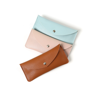 Women's Leather Pouches for Sunglasses and Eyeglasses