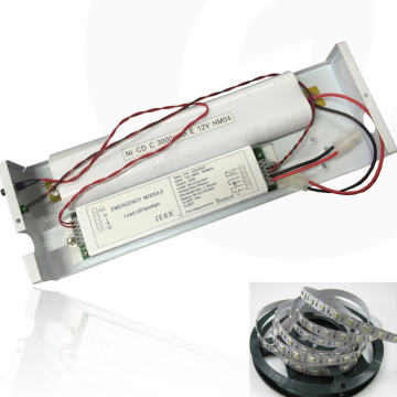 DC24V LED Strip Tape emergency backup unit with battery pack 3 hours duration 30% brightness when emergency