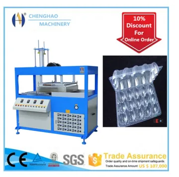 Cosmetics Packaging Tray Plastic Sheet Machine, Ce Approved Tray Forming Machine