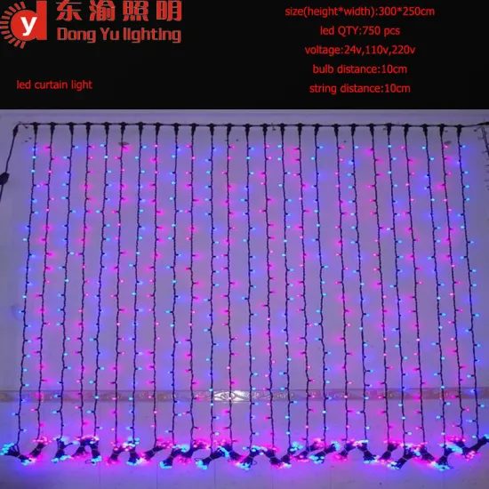 outdoor waterproof christmas decorative led curtain light