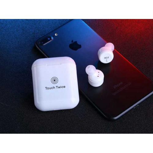 Metal earphone wireless Bluetooth earbuds