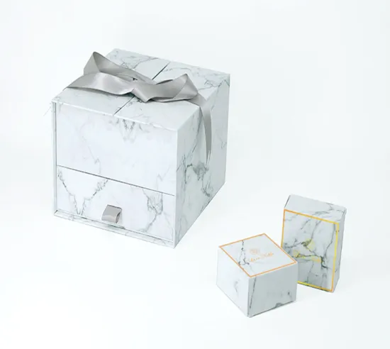 Black Cardboard Drawer Gift Box