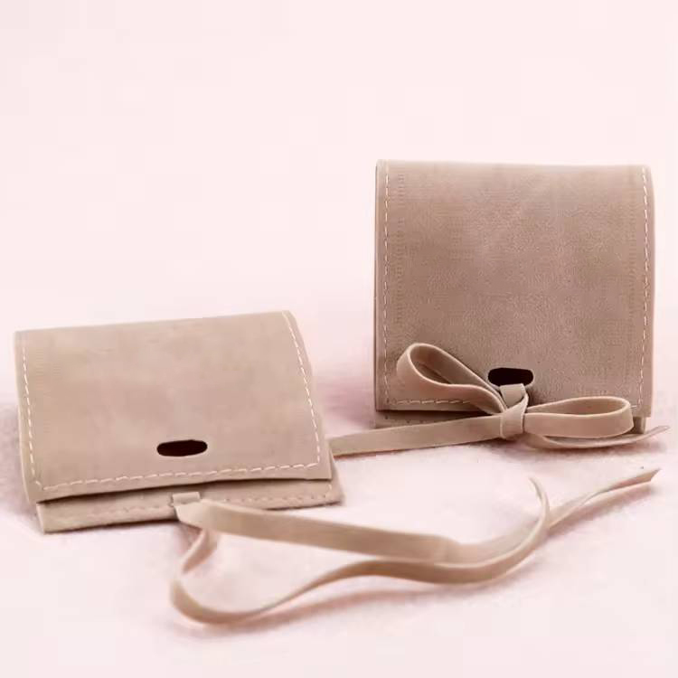 Microfiber Microfiber velvet Jewelry necklace Pouch