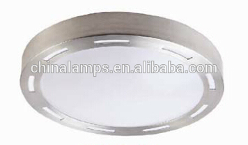 UL USA standard brushed nickel steel ceiling lamp,home ceiling lamps for hotel corridor