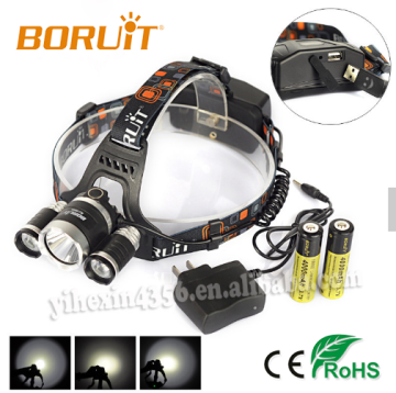 Wholesale Price 3pcs CREE XML-L2 LED Headlamp Manufacturers