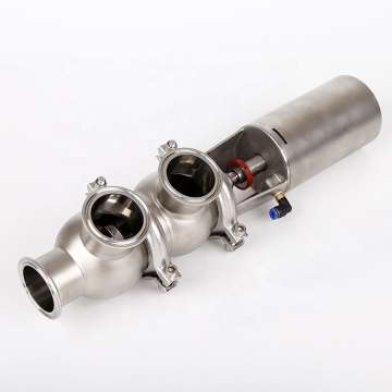 Sanitary Pneumatic Divert Seat Valve Reversing Valve