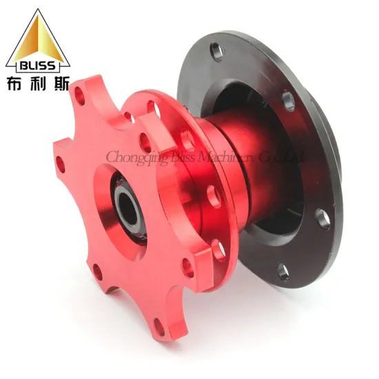 BS8065 Car Aluminum Alloy Wheels Steering Wheel Hub Adapter Kit - 80mm