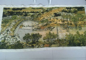 Riverside Scene at Qingming Festival--Cross Stitch