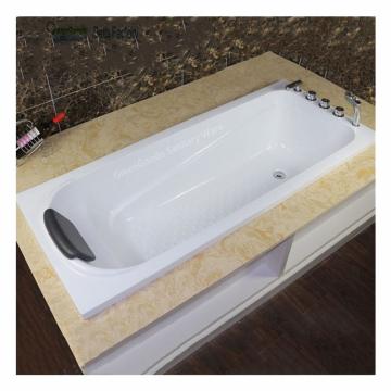 CE Approved GreenGoods Bath Factory Guangzhou - Acrylic Bathtubs with Seat