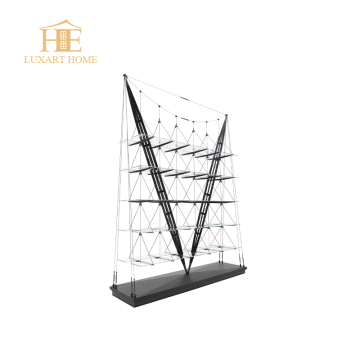 Minimalist Italian Sailboat Solid Wood Art Floor Rack