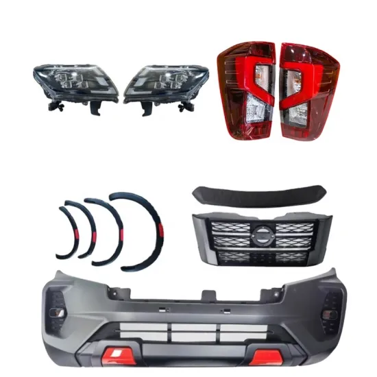 MAICTOP Car Parts Body Kit for Navara NP300 2016-2021: Headlights and Tailights Upgrade Grille