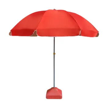 Portable Custom Logo Printing Sun Umbrellas with Base - Wholesale Beach Umbrellas 1.5M to 3M