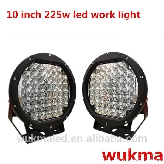 Newest super bright 225w Led Work light, 10 inch 225w led driving lights