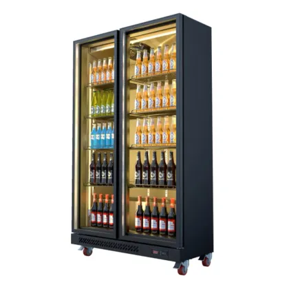 Commercial Four-Door Full-Screen Wine Cabinet Refrigerator