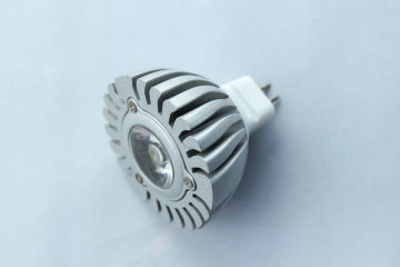 White Color Gu10 1w Led Lamp Cup , Led Household Light Bulbs Oem