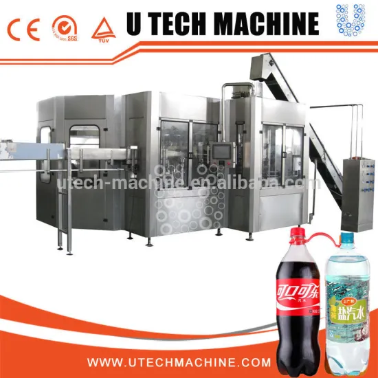 Low cost bottle carbonated soft drinks production line