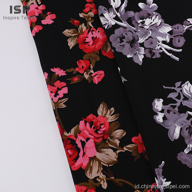 Grosir Tenun Tantang 100%Rayon Viscose Printing Fabric