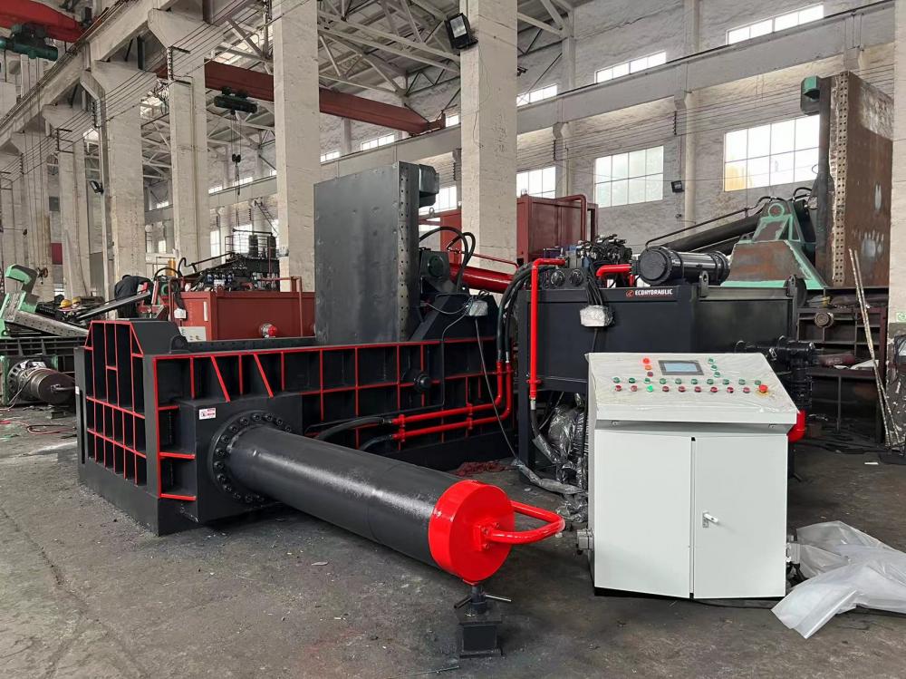 Side Push Metal Baler For Aluminum Steel Shavings