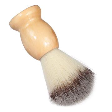 Wholesale Custom Logo Wooden Handle Men's Nylon Cleaning & Shaving Brushes