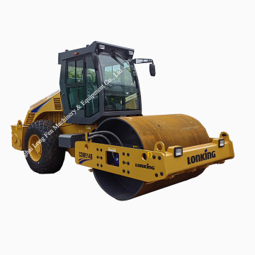 LG514B Merek Lonking Roller Jalan Drum Flat 14 Ton