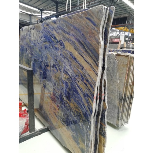 very  blue sodalite slabs