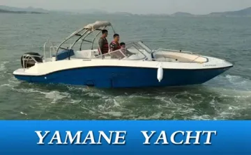 7.63m speed sport frp boat with canopy