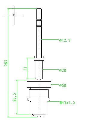 spindle for rubber thread covering machine