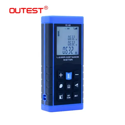 OUTEST Digital Distance Meter Laser Rangefinders Lazer Distance Meter 40/60/80/100m Measurement Laser Electronic Level Version