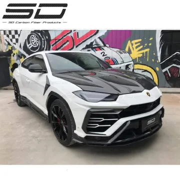 Top Quality Carbon Fiber Rear Spoiler TC Style Front Lips Car Body Kit for Lambo Urus