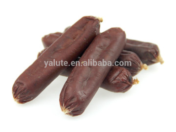 Smoked beef sausage private label dog snacks