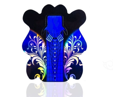 Qianya Holo Butterfly Nail Forms for Professional Nail Salons (OEM)