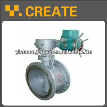 electric flange soft sealing butterfly valve