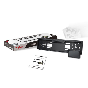Digital Solar Power Car Rear View System with Wireless Camera and License Plate Frame