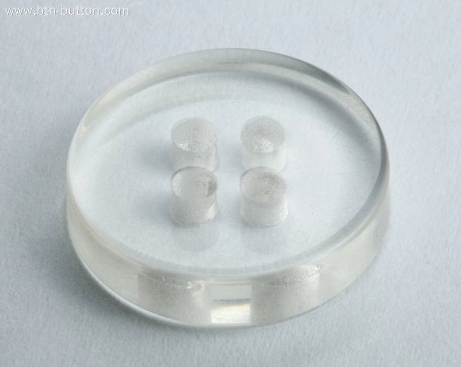 Glossy Clear Resin Buttons