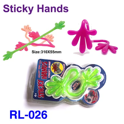 Soft Plastic Sticky Hands Toys/Stretchy Hands