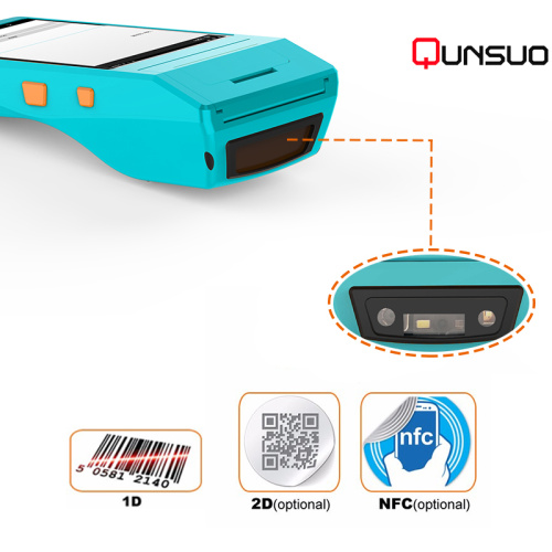5.5inch Smartphone Android NFC Payment POS with printer