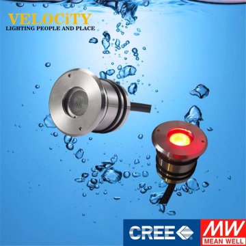 DC24V RoHS Approved Stainless RGB Control CREE LED Swimming Pool Light