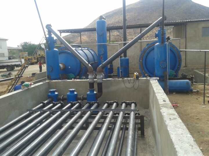 one and half pyrolysis cooling