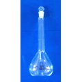 Volumetrische Flasche mit einer Graduierung Mark Ground-in Glas Stopper / Kunststoff Stopper Grade A / B