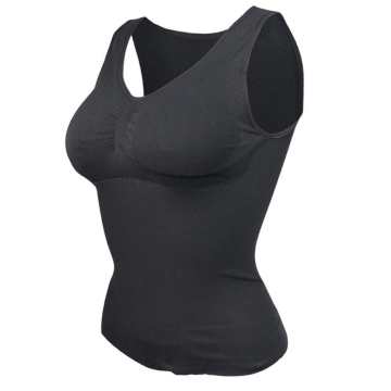 Womens High Elastic Tummy Control Tank Top Shapewear Body Shaper Corset