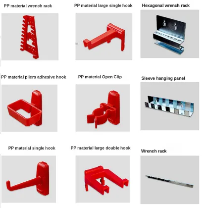 Hanging Storage Board: Wall Panel Wall-Mounted Organizer Rack Shelving Solution