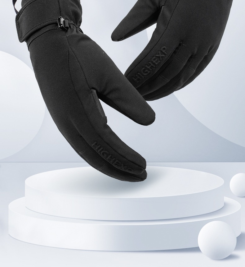 Warm Ski Gloves for Snowboards and Skis