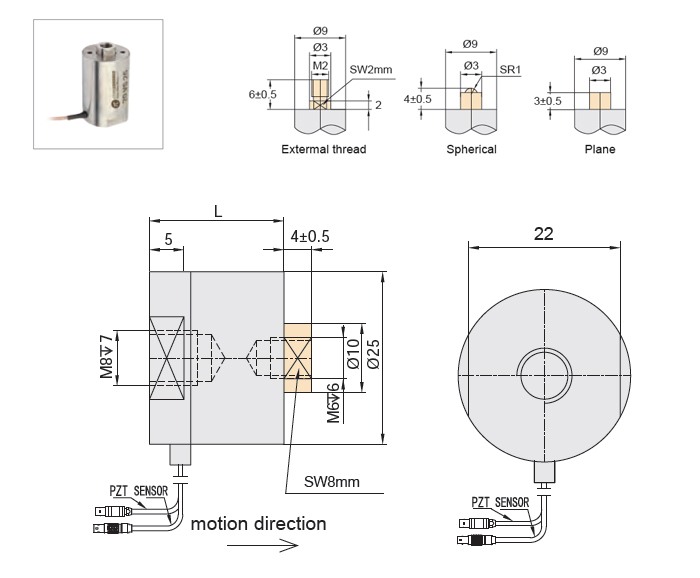 Low Voltage Preloaded Piezo Actuator With The Piezo Stacks Through The ...